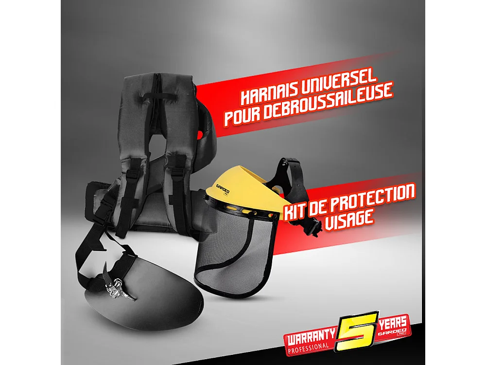 Kit protection visage + harnais universel