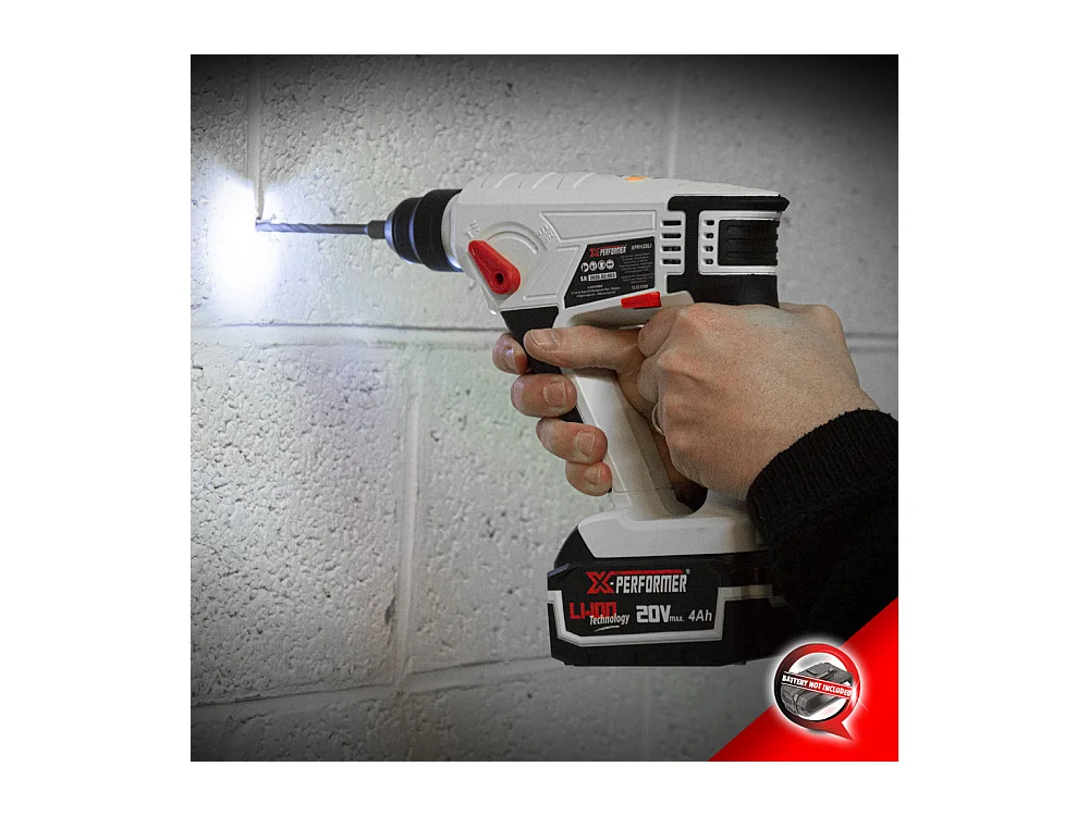Marteau perforateur sans fil X-Performer 20V (sans batterie)
