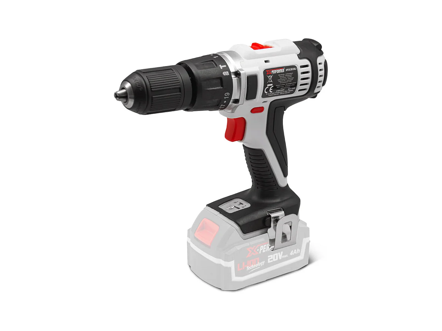 Perceuse visseuse à percussion 20V - Mandrin 13 mm - Sans batterie - X-Performer