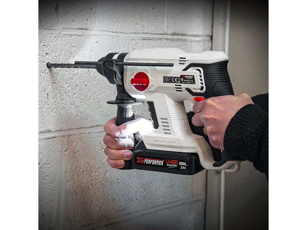 Marteau perforateur sans fil X-Performer 20V avec batterie et chargeur