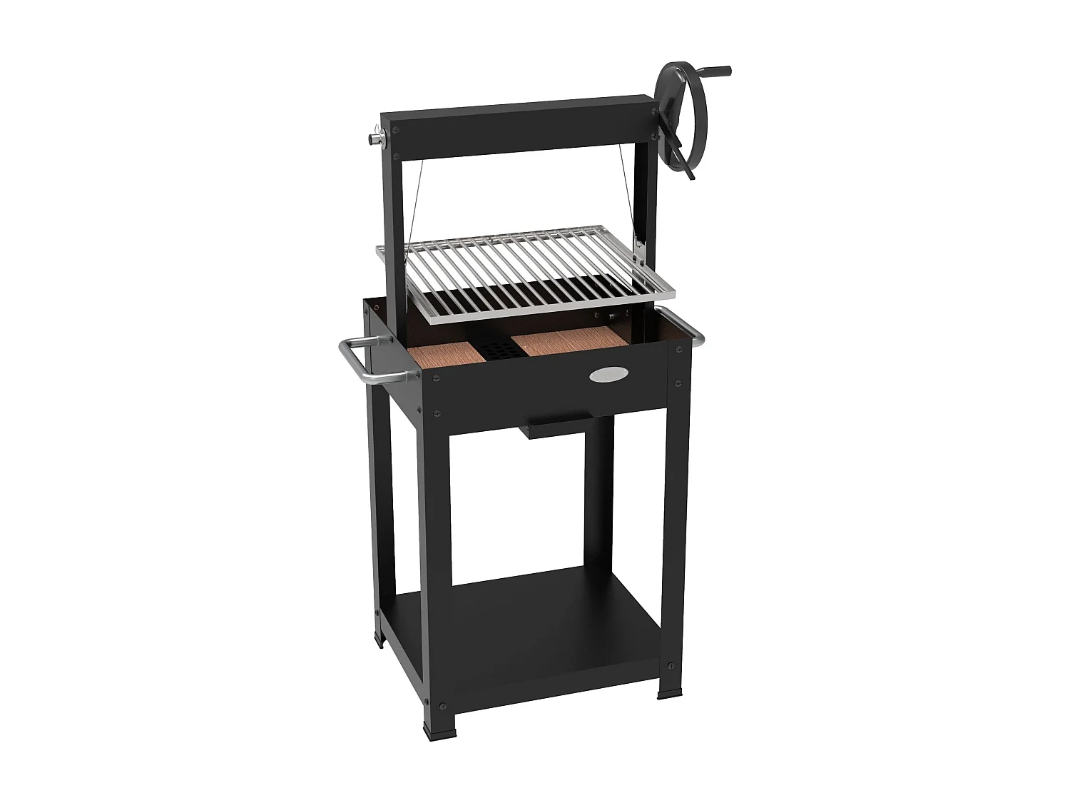 Barbecue Duramax Bois/Charbon avec Briques Réfractaires 49 x 40,5 cm - IMOR