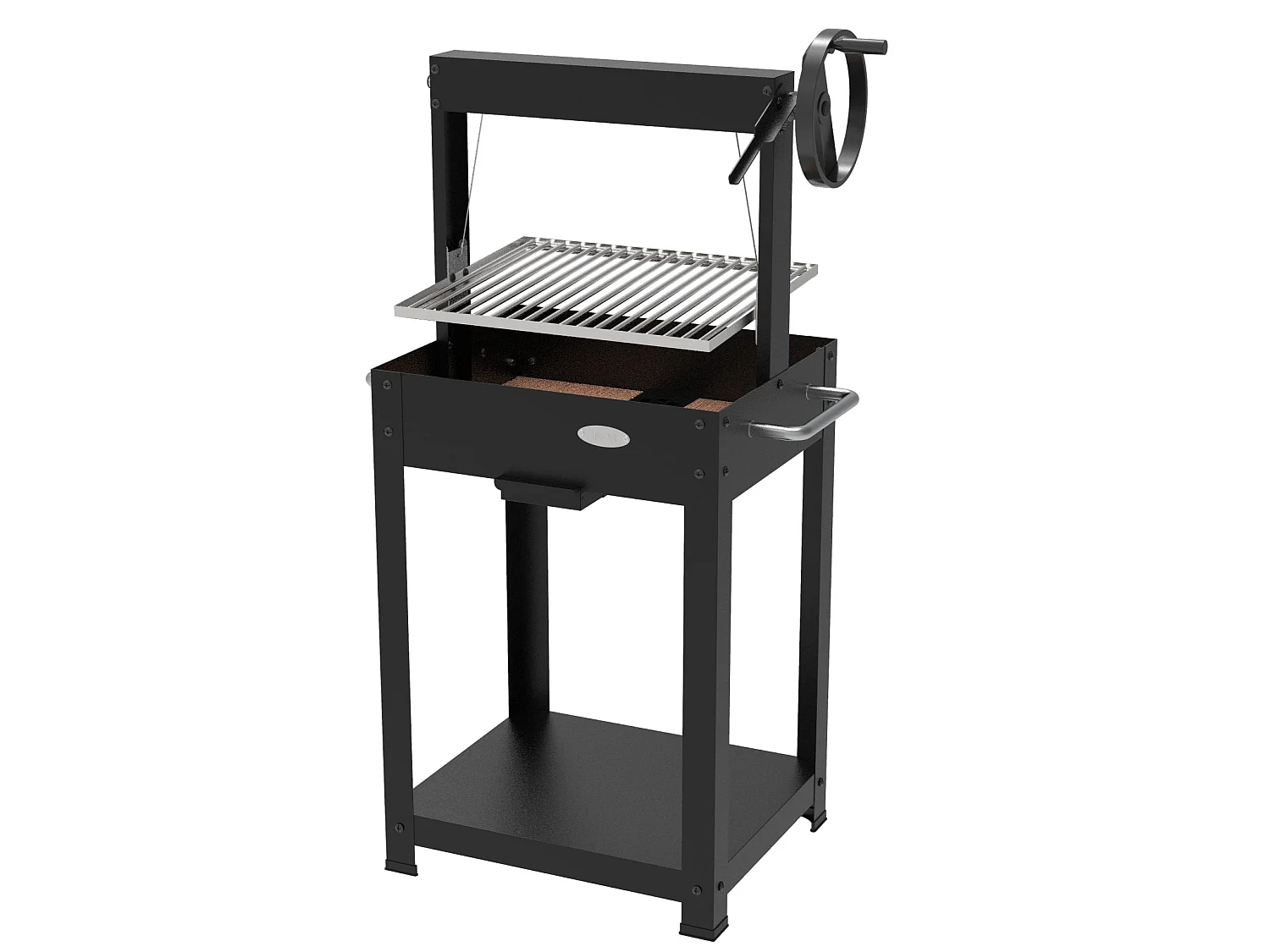 Barbecue Duramax Bois/Charbon avec Briques Réfractaires 49 x 40,5 cm - IMOR