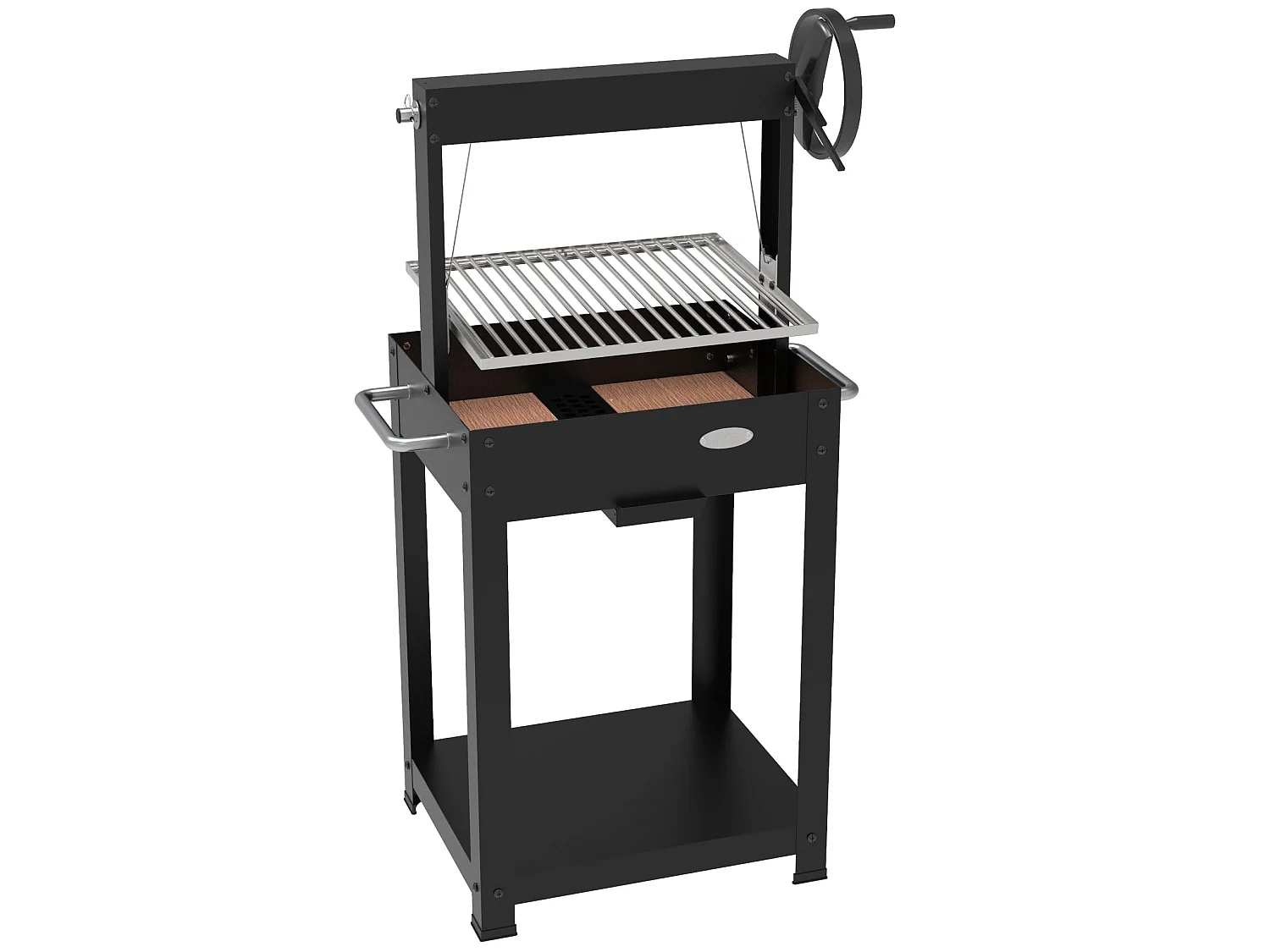 Barbecue Duramax Bois/Charbon avec Briques Réfractaires 49 x 40,5 cm - IMOR