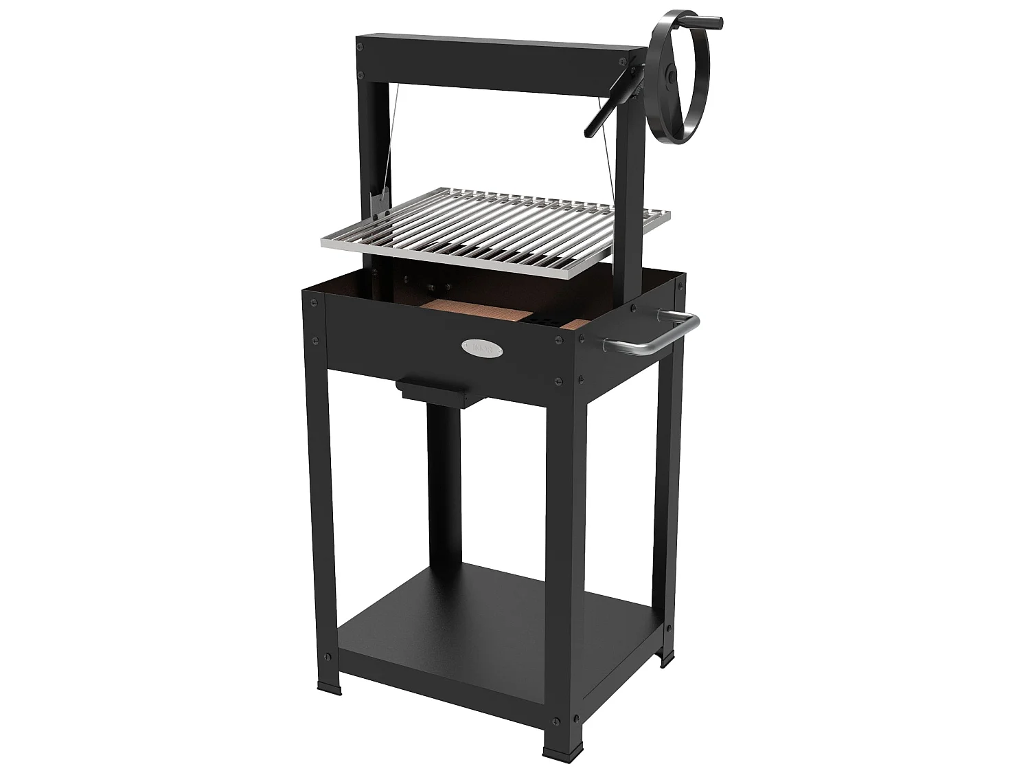 Barbecue Duramax Bois/Charbon avec Briques Réfractaires 49 x 40,5 cm - IMOR