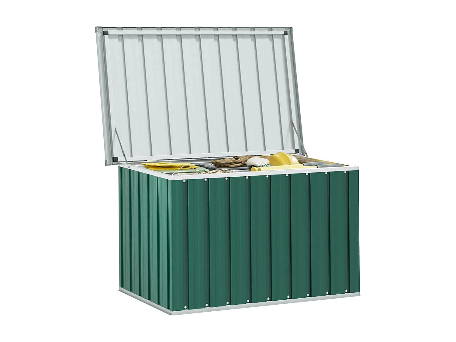 Nancy  Coffre de rangement de jardin Vert 109x67x65 cm