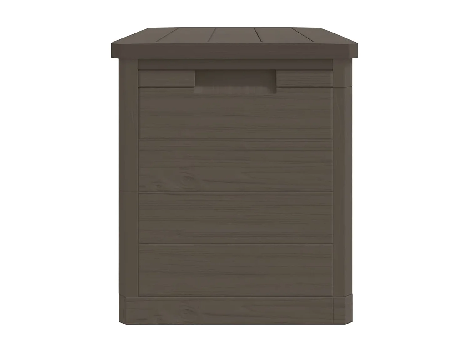 Dorian  Boîte à coussins d'extérieur brun 77,5x44,5x53 cm polypropylène