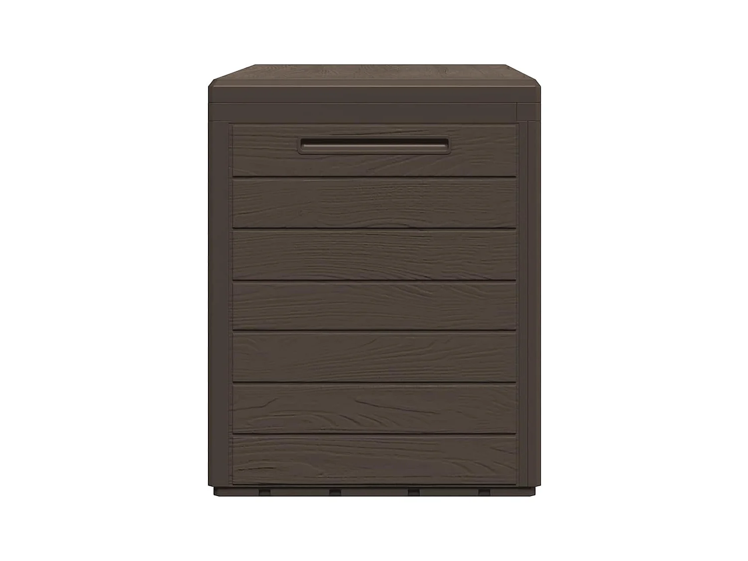 Cagnes-sur-Mer  Boîte de rangement de jardin Marron 78x44x55 cm