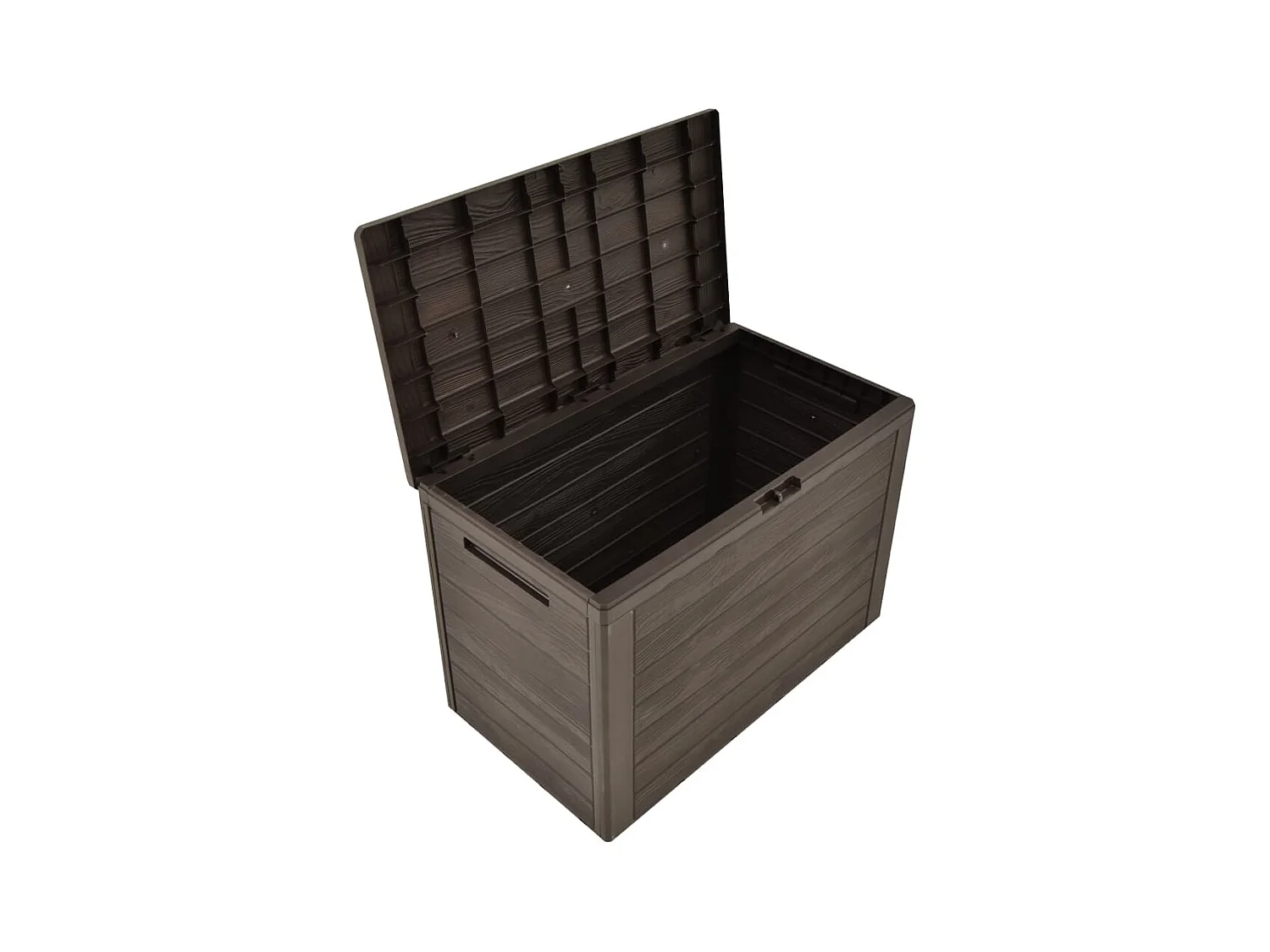 Cagnes-sur-Mer  Boîte de rangement de jardin Marron 78x44x55 cm