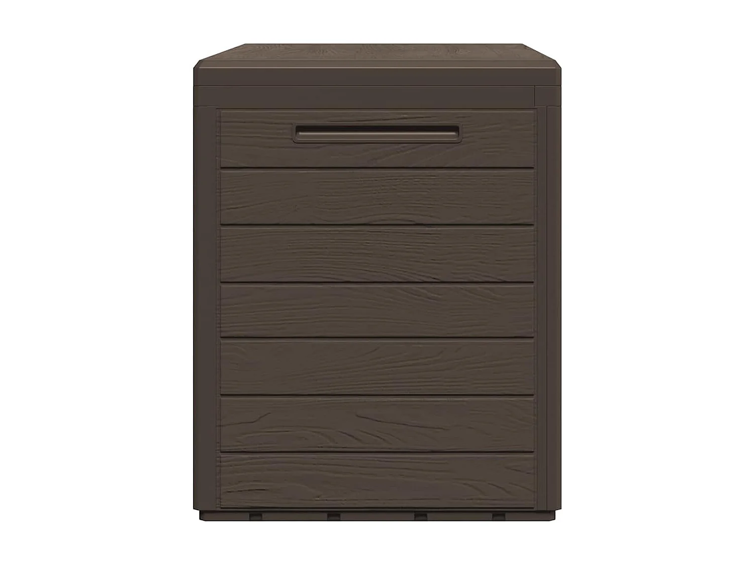 Cagnes-sur-Mer  Boîte de rangement de jardin Marron 78x44x55 cm