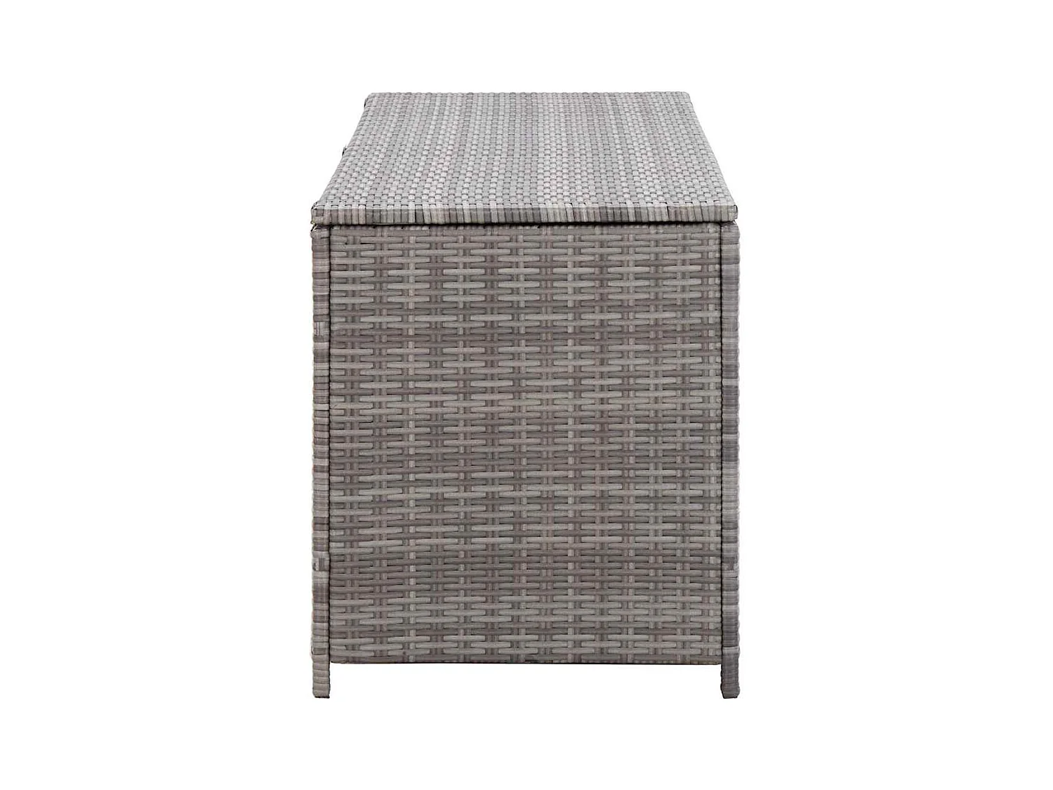 Asgrim  Tuinbox 150x50x60 cm poly rattan grijs
