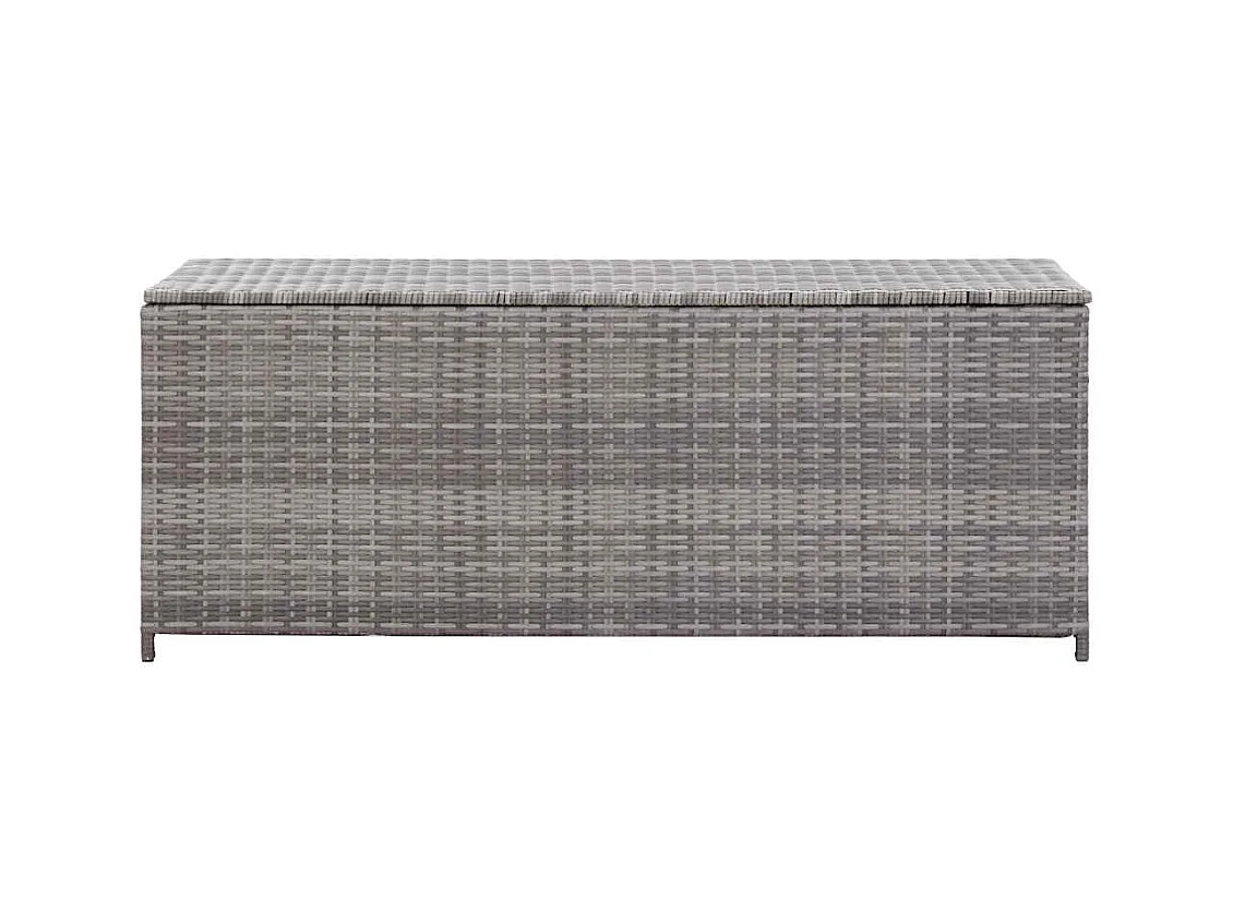 Asgrim  Tuinbox 150x50x60 cm poly rattan grijs