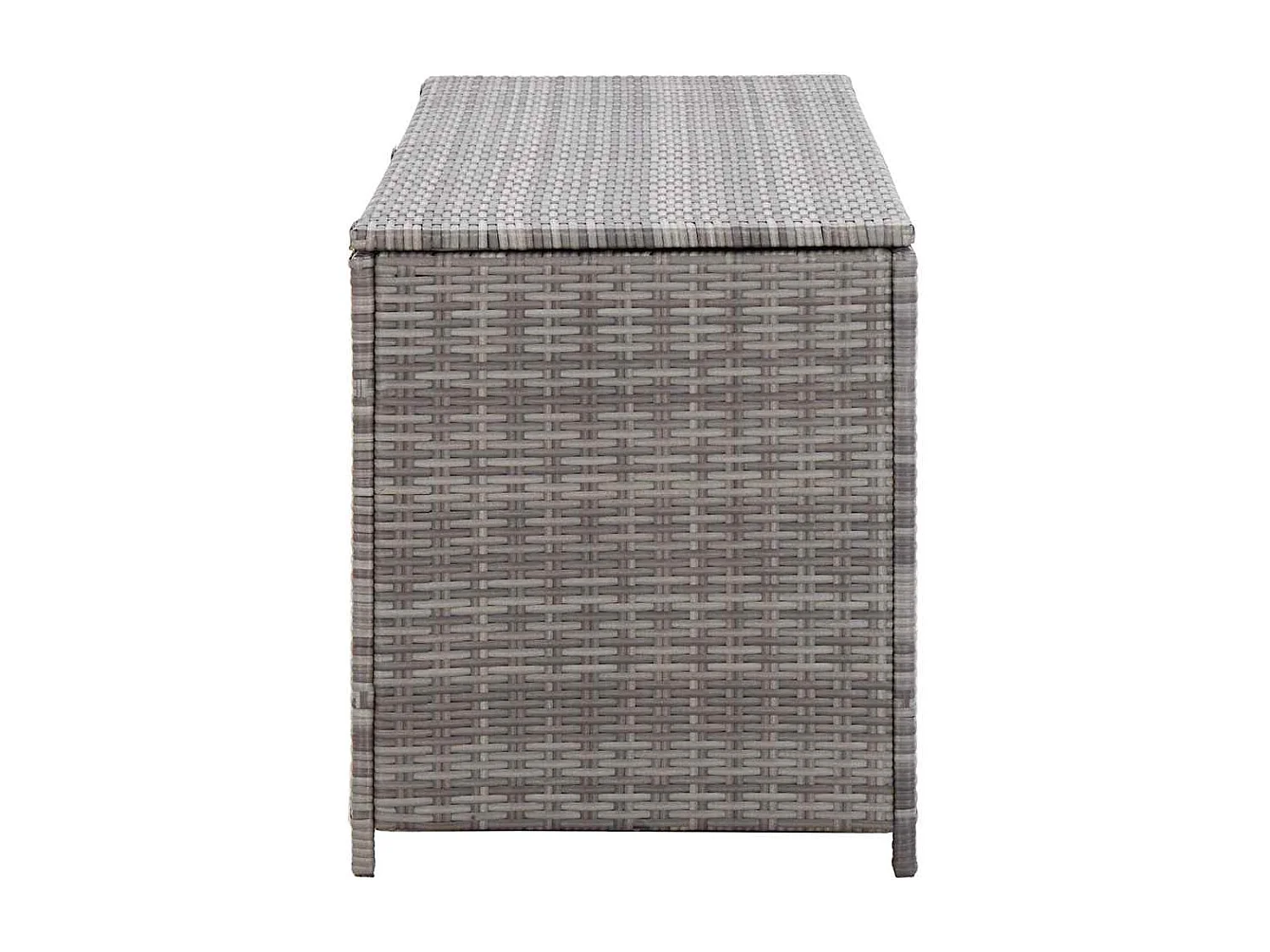 Asgrim  Tuinbox 150x50x60 cm poly rattan grijs