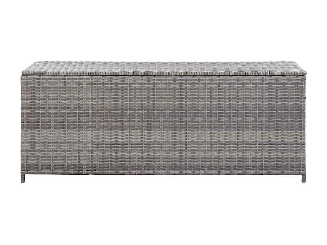 Asgrim  Tuinbox 150x50x60 cm poly rattan grijs