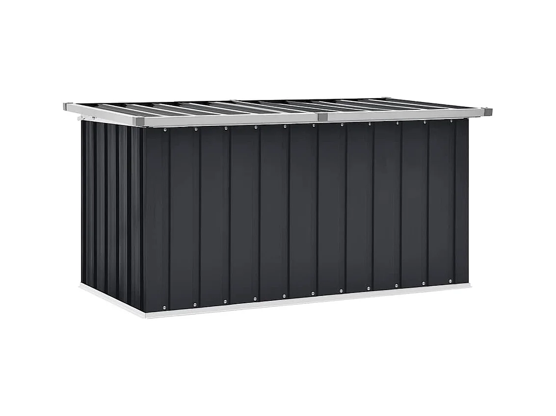 Nancy  Boîte de rangement de jardin Anthracite 129x67x65 cm