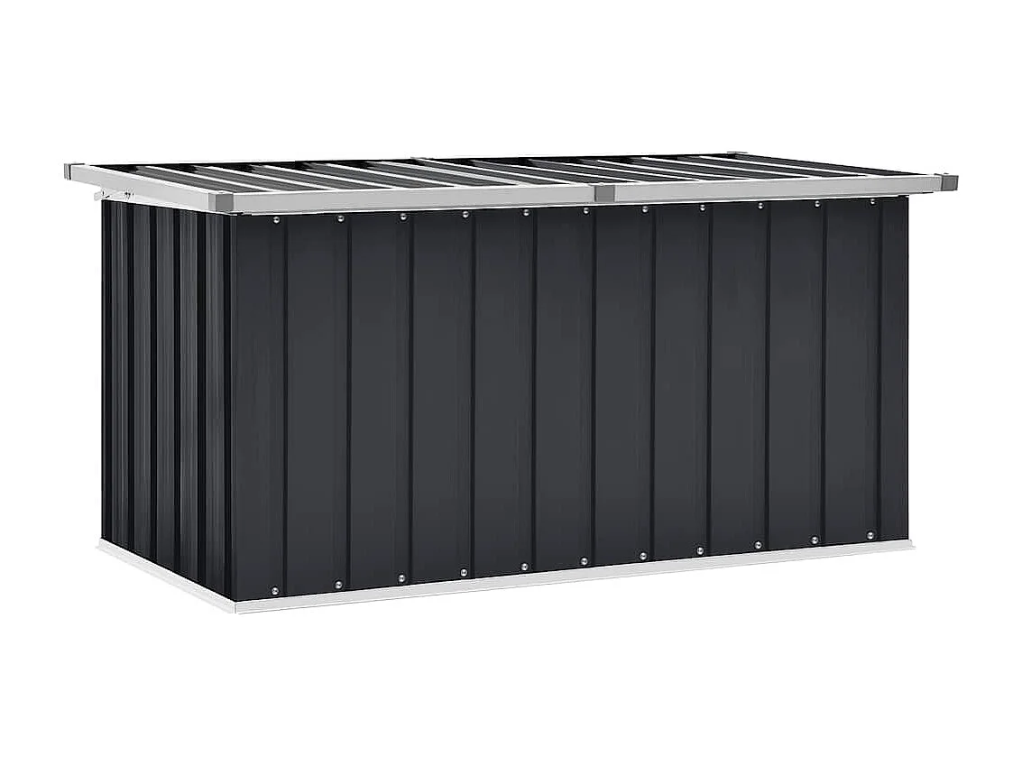 Nancy  Boîte de rangement de jardin Anthracite 129x67x65 cm
