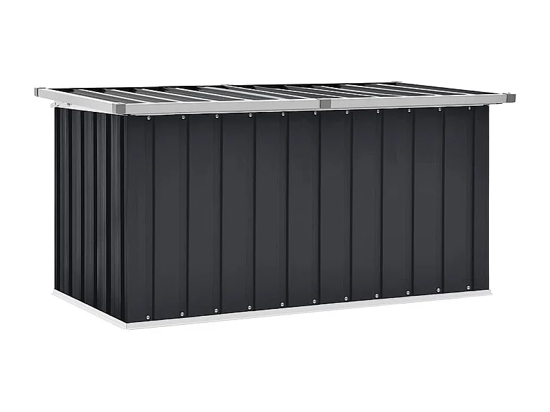 Nancy  Boîte de rangement de jardin Anthracite 129x67x65 cm