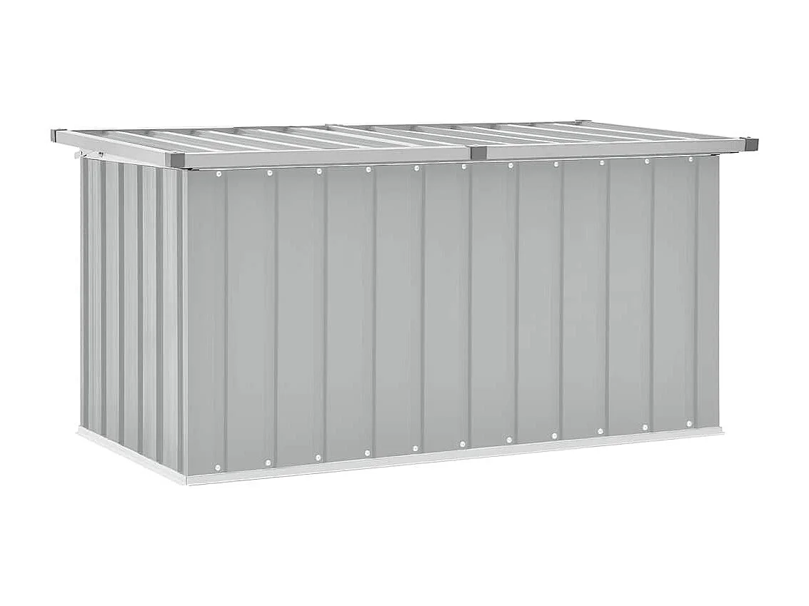 Nancy  Boîte de rangement de jardin Gris 129x67x65 cm
