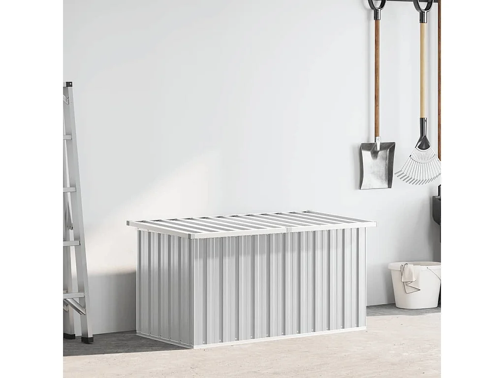 Nancy  Boîte de rangement de jardin Gris 129x67x65 cm