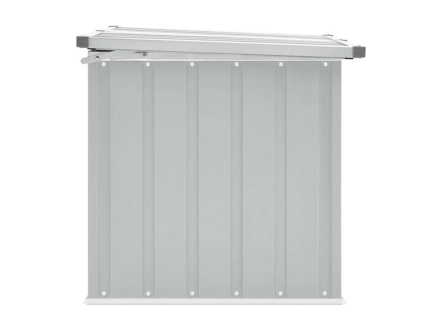 Nancy  Boîte de rangement de jardin Gris 129x67x65 cm