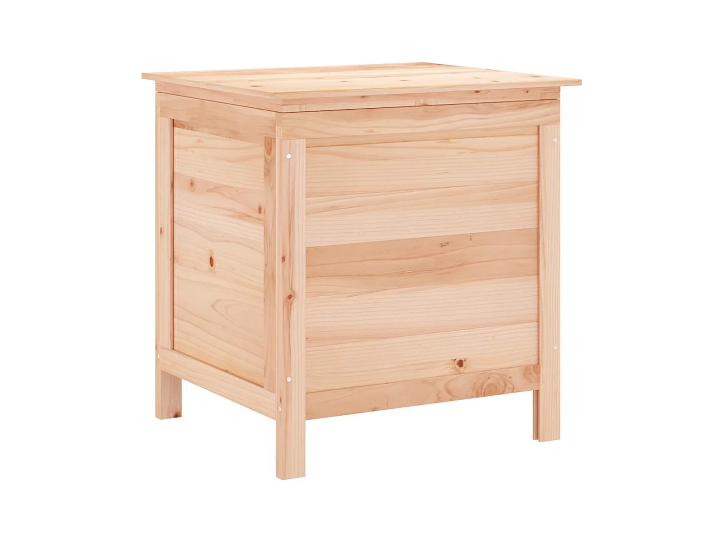 Reinald  Arcón de jardín madera maciza abeto 50x49x56,5 cm