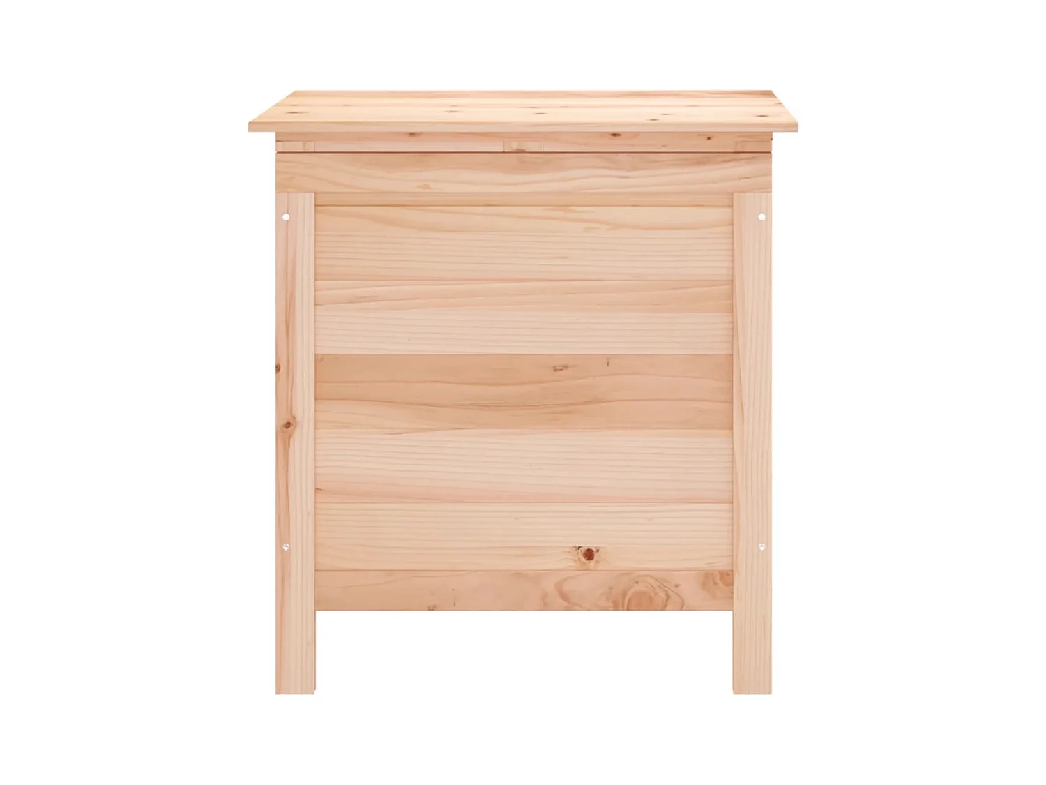 Reinald  Arcón de jardín madera maciza abeto 50x49x56,5 cm