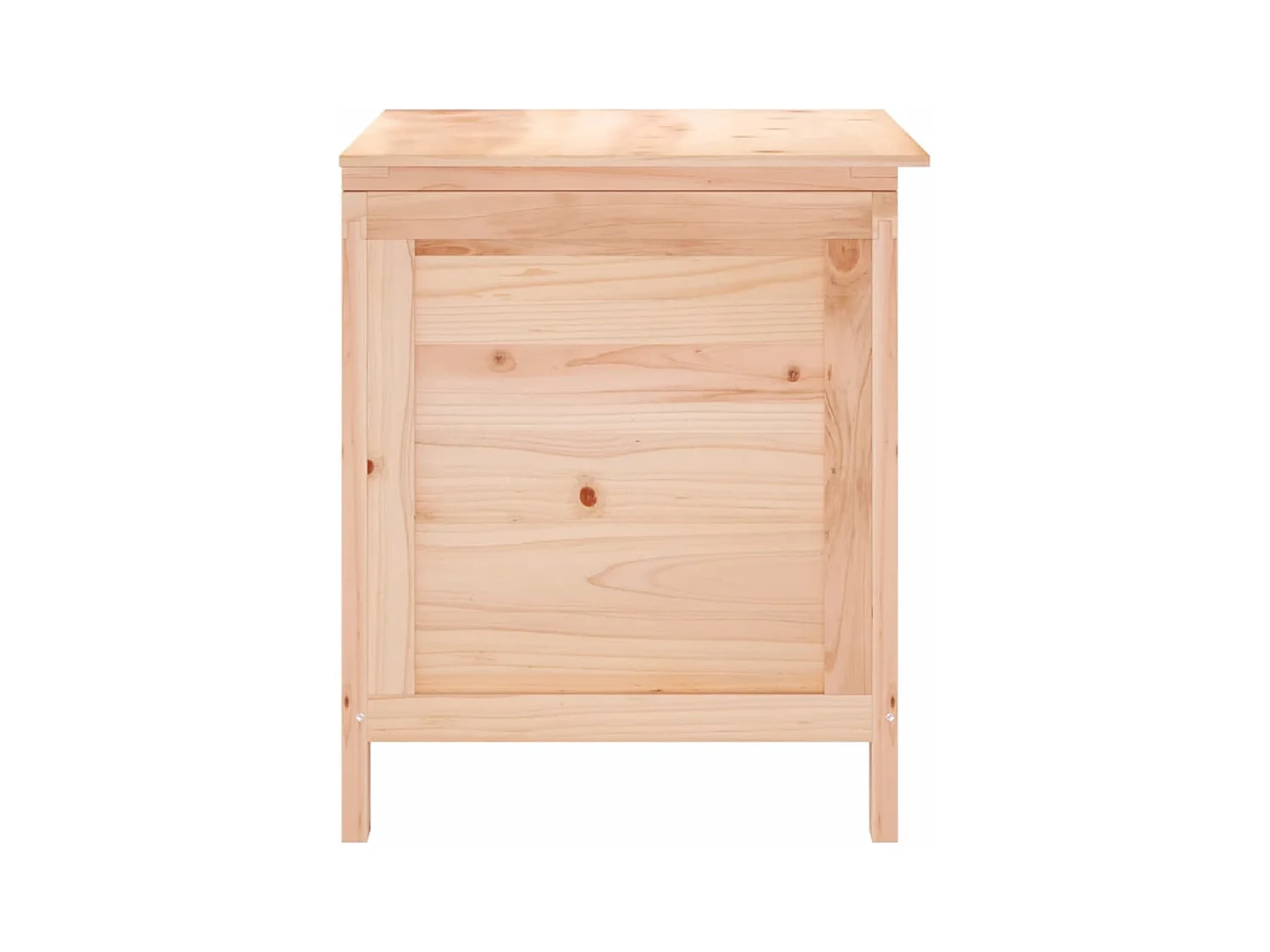 Reinald  Arcón de jardín madera maciza abeto 50x49x56,5 cm