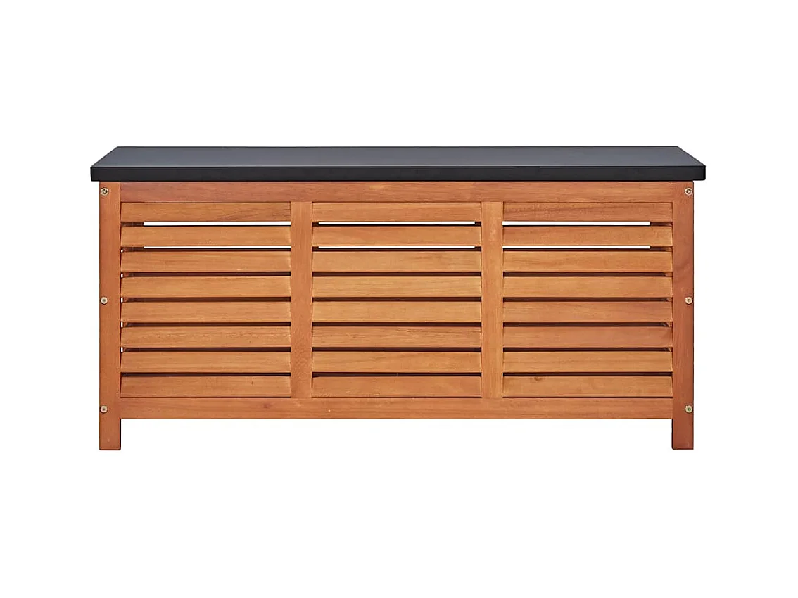 Xendori  Boîte de rangement de jardin 117x50x55 cm Eucalyptus solide
