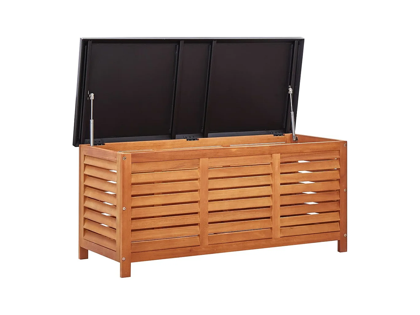 Xendori  Boîte de rangement de jardin 117x50x55 cm Eucalyptus solide