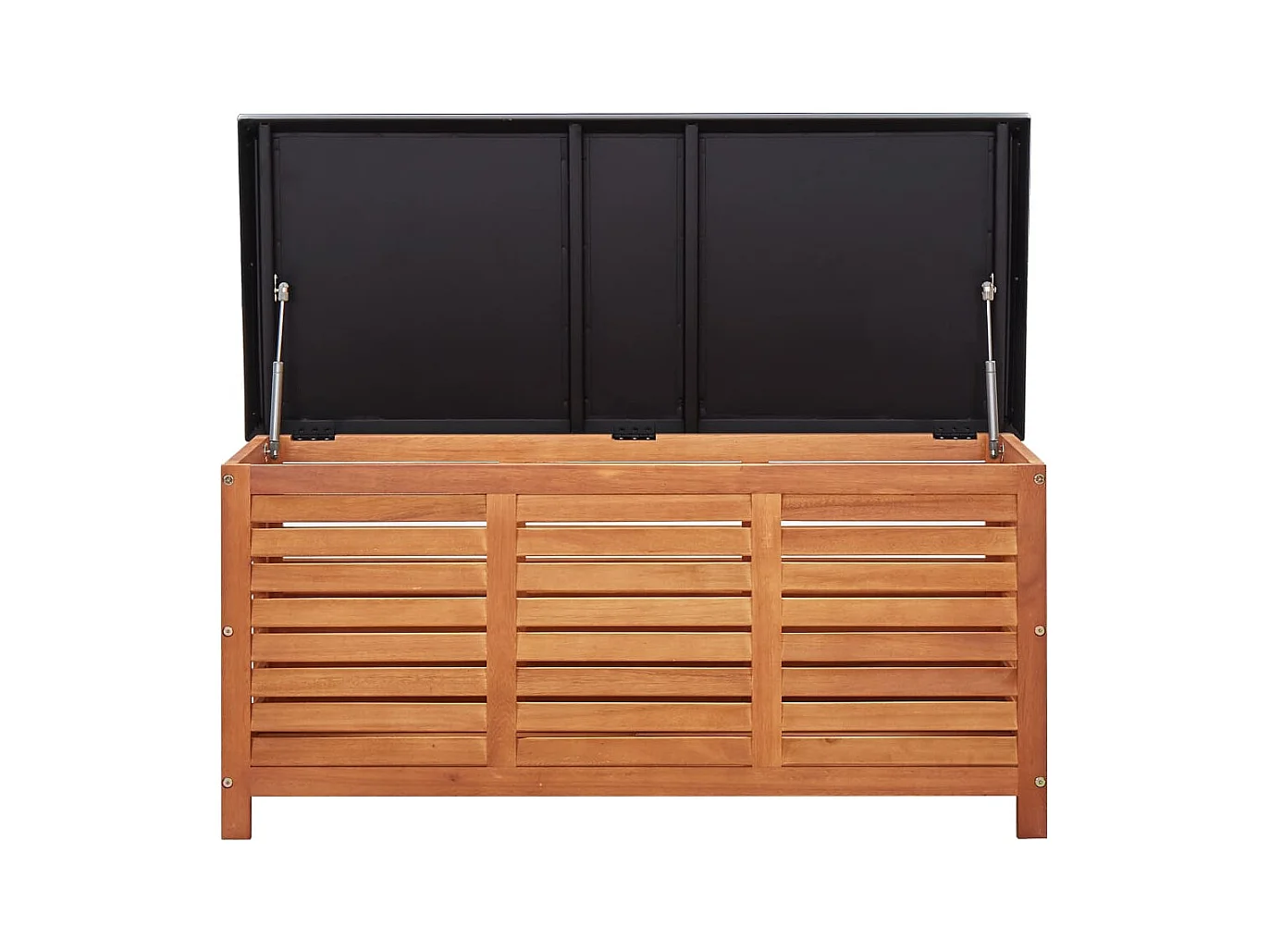 Xendori  Boîte de rangement de jardin 117x50x55 cm Eucalyptus solide