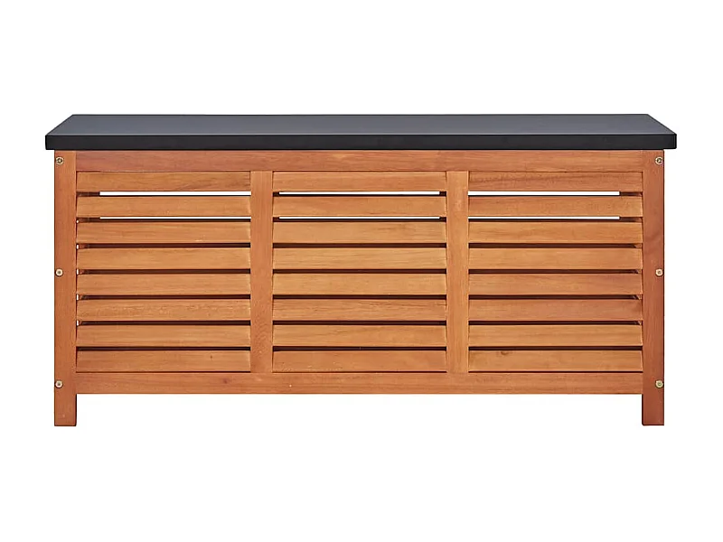 Xendori  Boîte de rangement de jardin 117x50x55 cm Eucalyptus solide