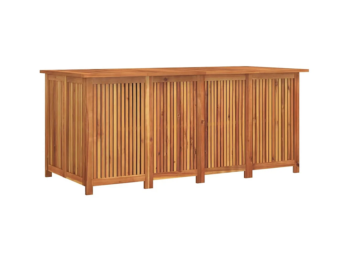 Frederique  Boîte de rangement de jardin 175x80x75 cm bois massif d'acacia