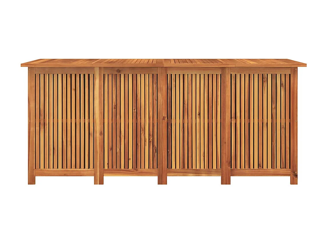 Frederique  Boîte de rangement de jardin 175x80x75 cm bois massif d'acacia