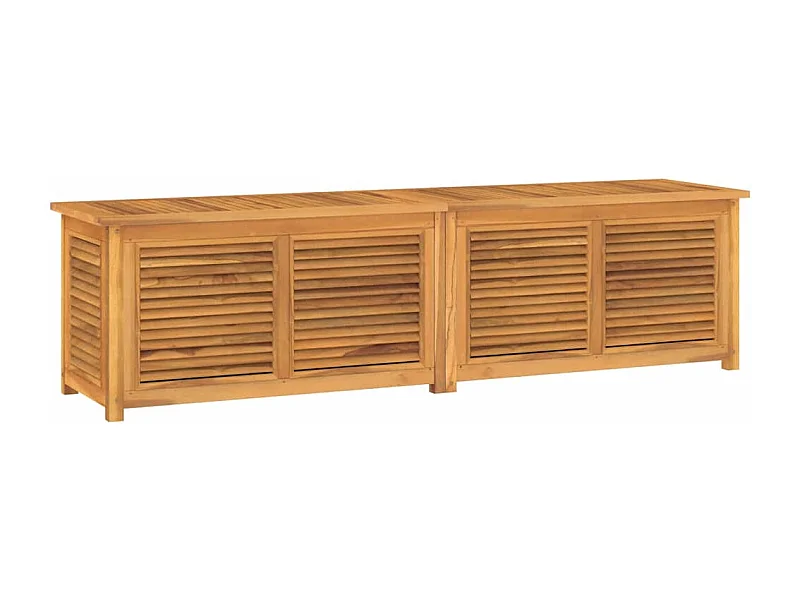 Neel  Tuinbox met zak 200x50x55 cm massief teakhout