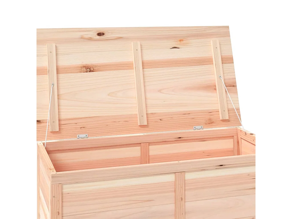 Keegan  Baúl para cojines madera de abeto maciza 100x50x56 cm