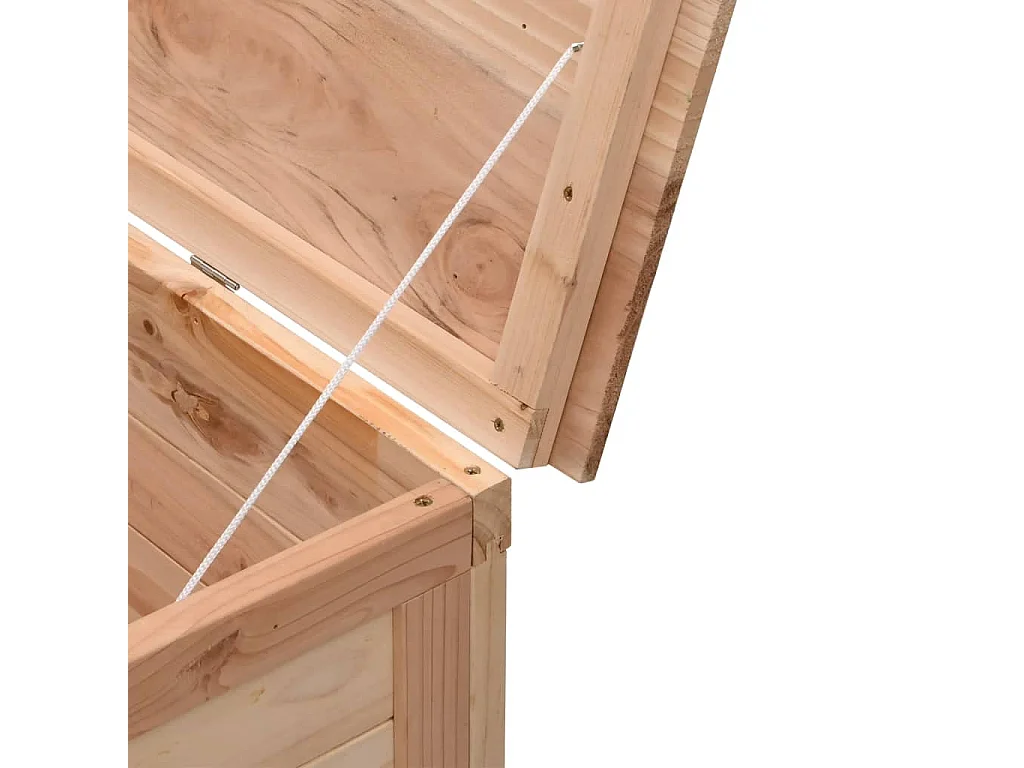 Reinald  Boîte de rangement de jardin 150x50x56,5 cm bois massif sapin
