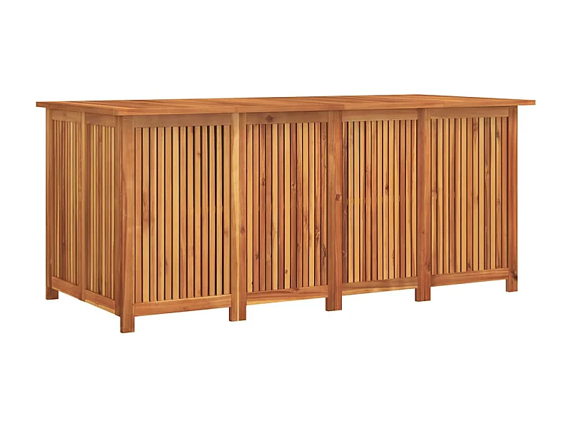 Frederique  Boîte de rangement de jardin 200x80x75 cm bois massif d'acacia