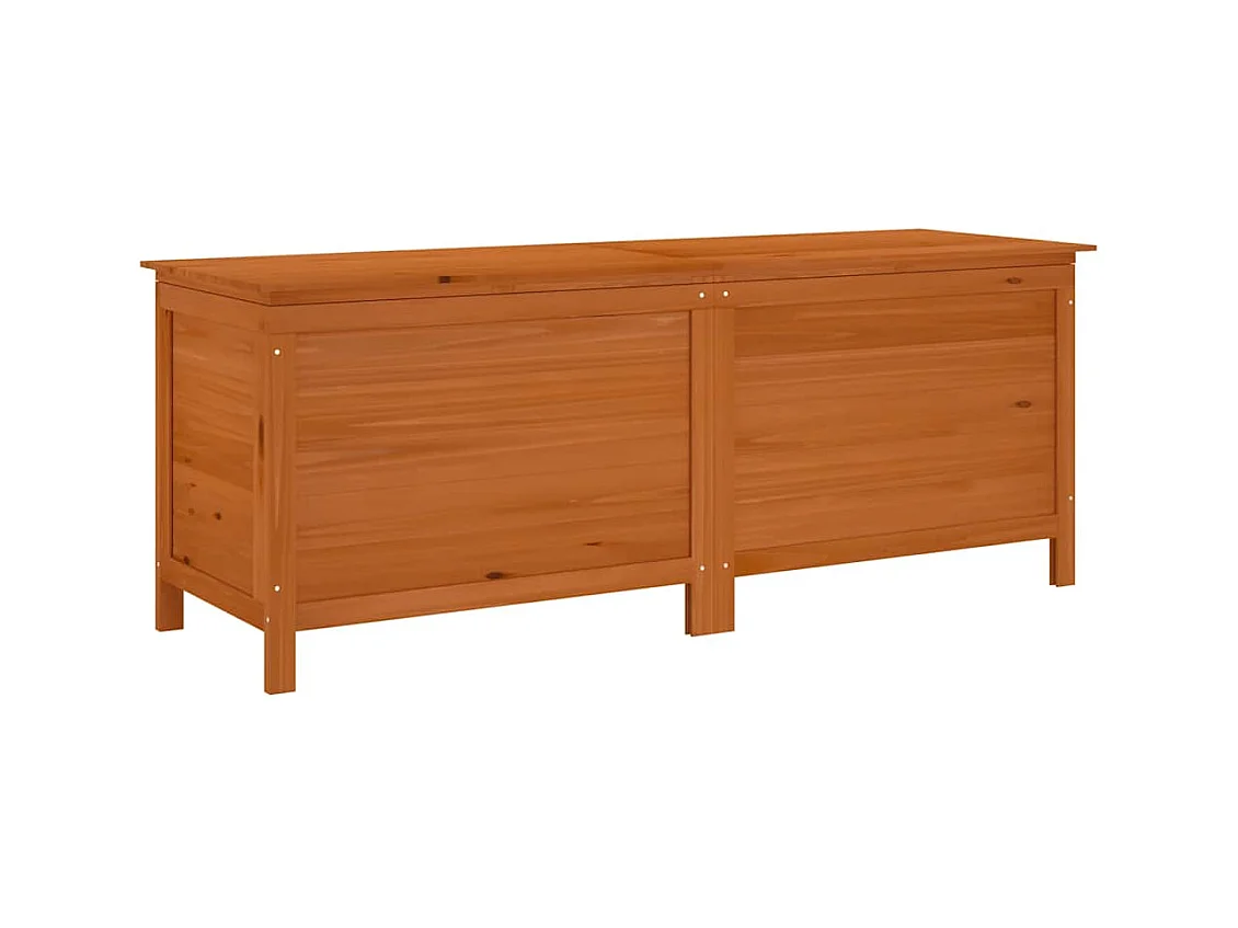 Reinald  Boîte de rangement de jardin marron bois massif de sapin