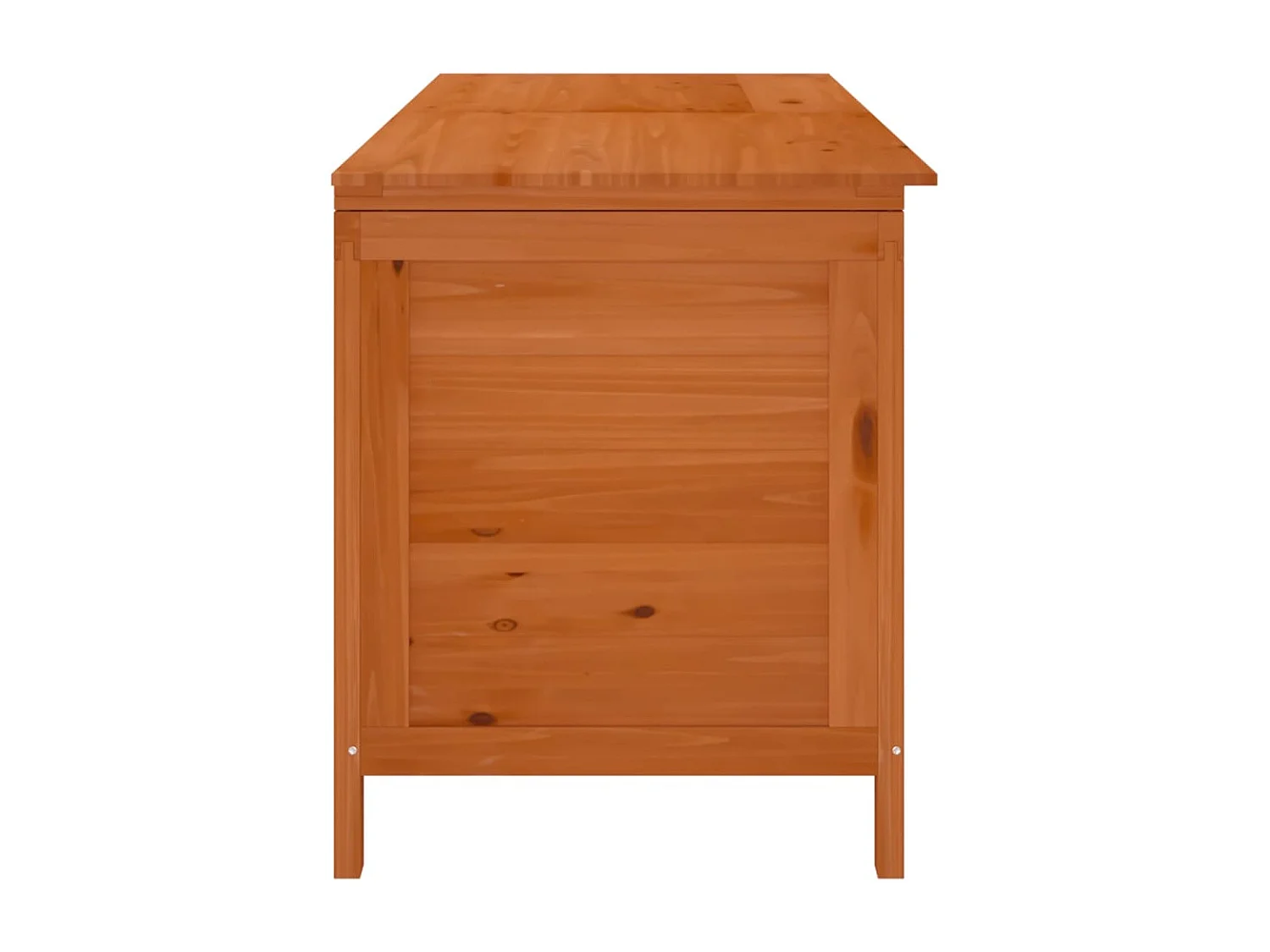 Reinald  Boîte de rangement de jardin marron bois massif de sapin