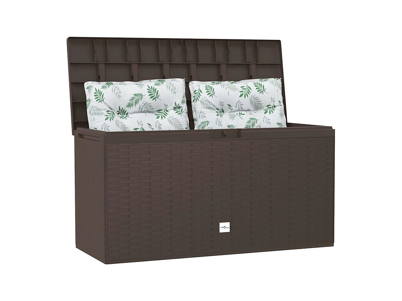 Artesia  Boîte de rangement de jardin Marron 114x47x60 cm