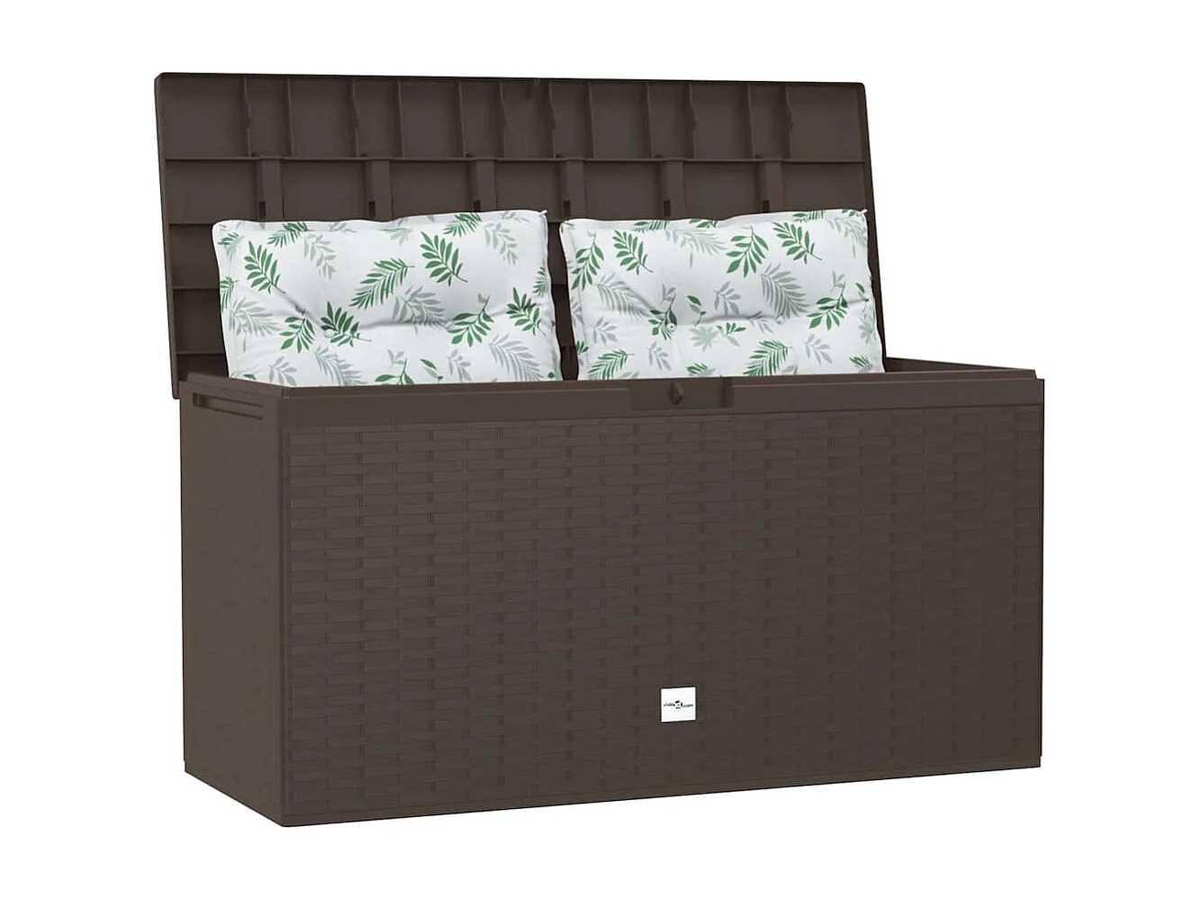 Artesia  Boîte de rangement de jardin Marron 114x47x60 cm