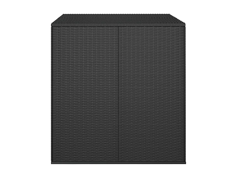 Evans  Tuinbox 100x97,5x104 cm polyetheen rattan zwart