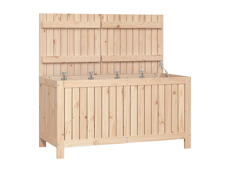 Hara  Boîte de rangement de jardin 121x55x64 cm Bois massif de pin