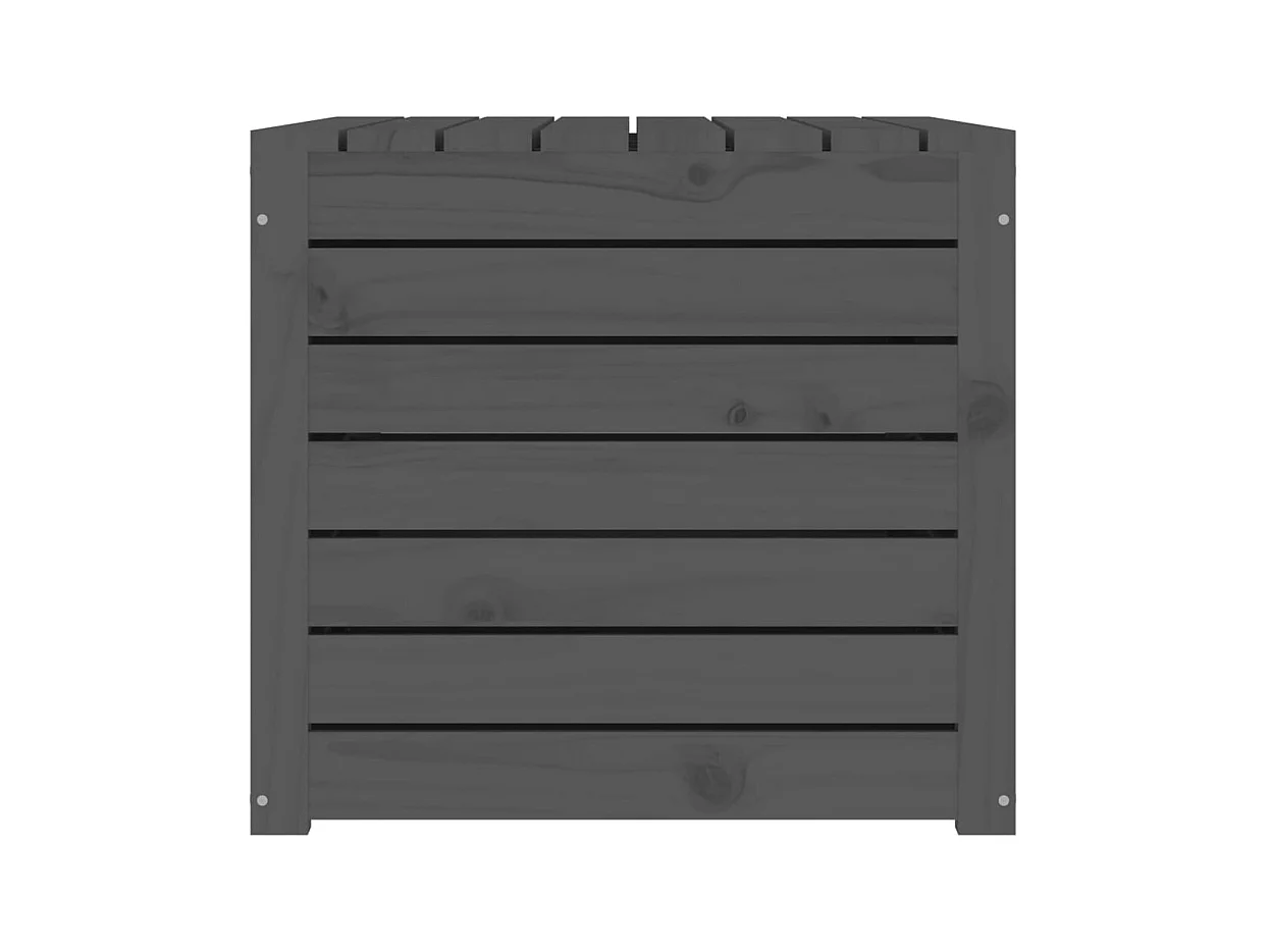 Violeta  Tuinbox 101x50,5x46,5 cm massief grenenhout grijs