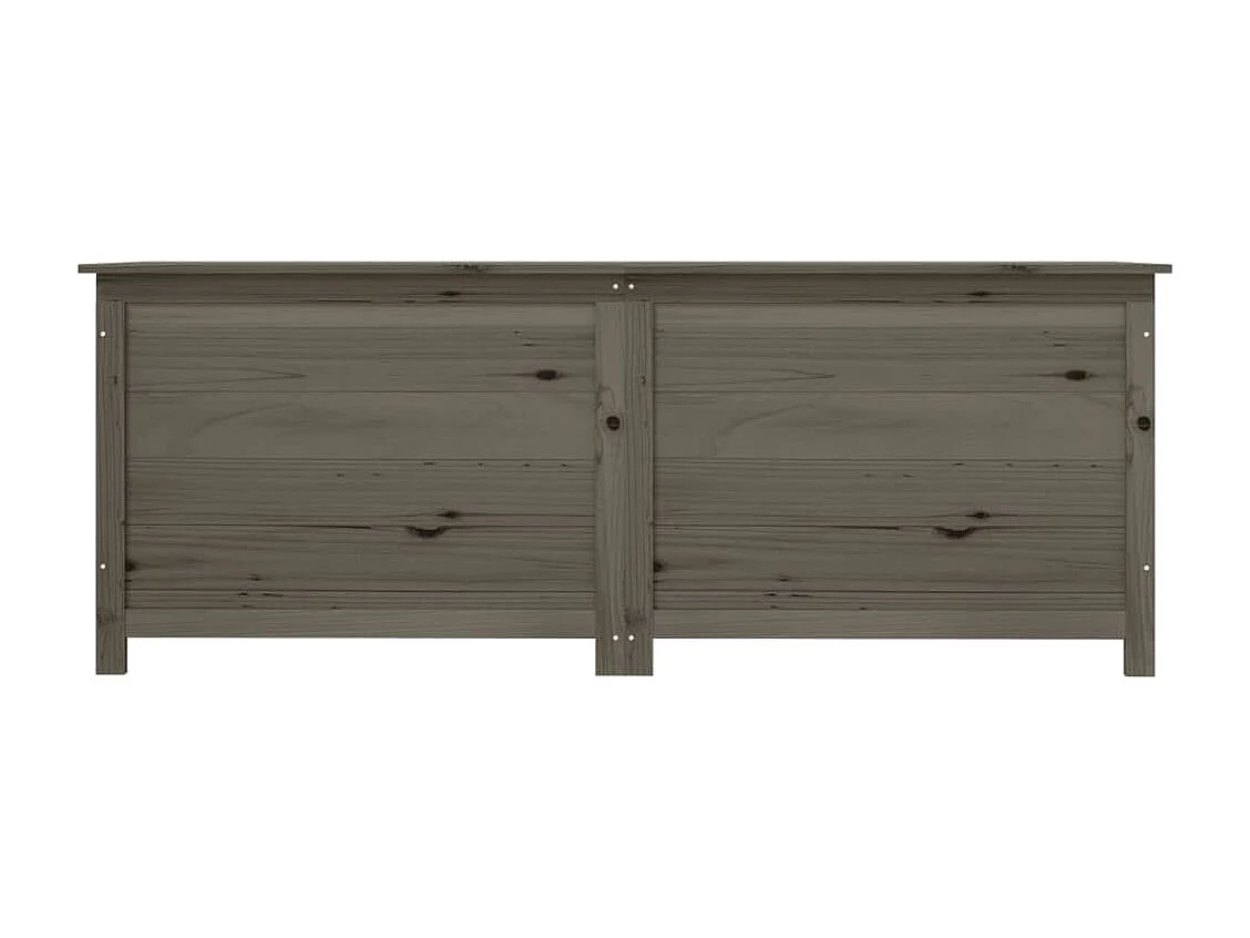 Keegan  Baúl para cojines madera de abeto maciza antracita 150x50x56 cm