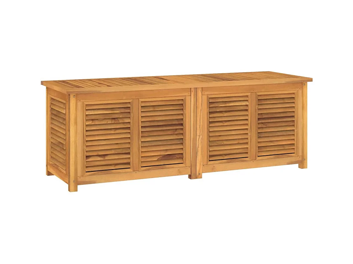Neel  Tuinbox met zak 150x50x55 cm massief teakhout