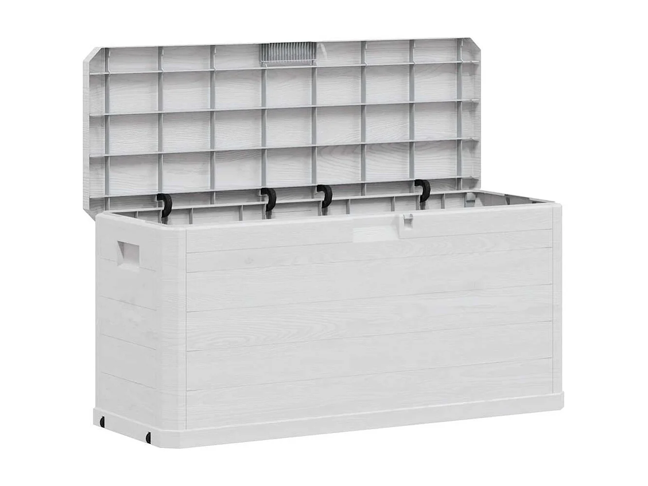 Dorian  Boîte de rangement de jardin 280 L Gris clair