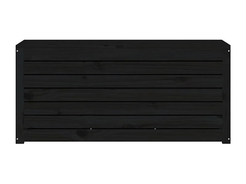 Violeta  Boîte de jardin noir 101x50,5x46,5 cm bois massif de pin