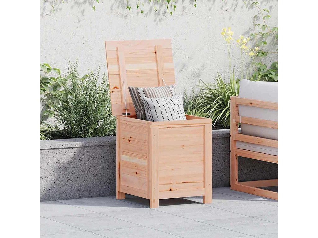 Keegan  Boîte à coussins d'extérieur 50x50x56 cm Bois de sapin massif