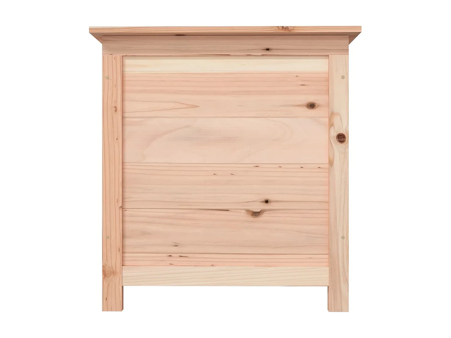 Keegan  Boîte à coussins d'extérieur 50x50x56 cm Bois de sapin massif