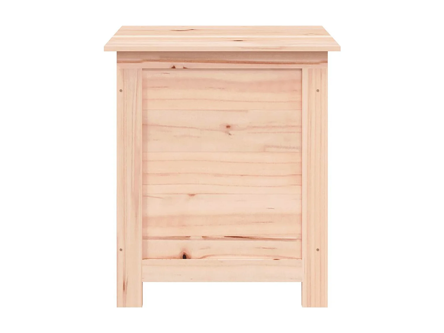 Keegan  Boîte à coussins d'extérieur 50x50x56 cm Bois de sapin massif